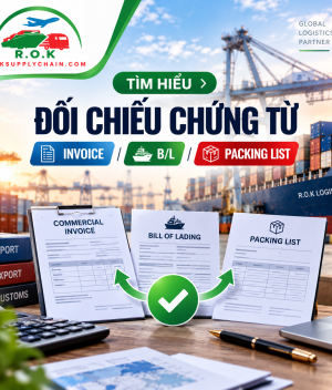 Đối chiếu hóa đơn, vận đơn và packing list trước khi khai hải quan