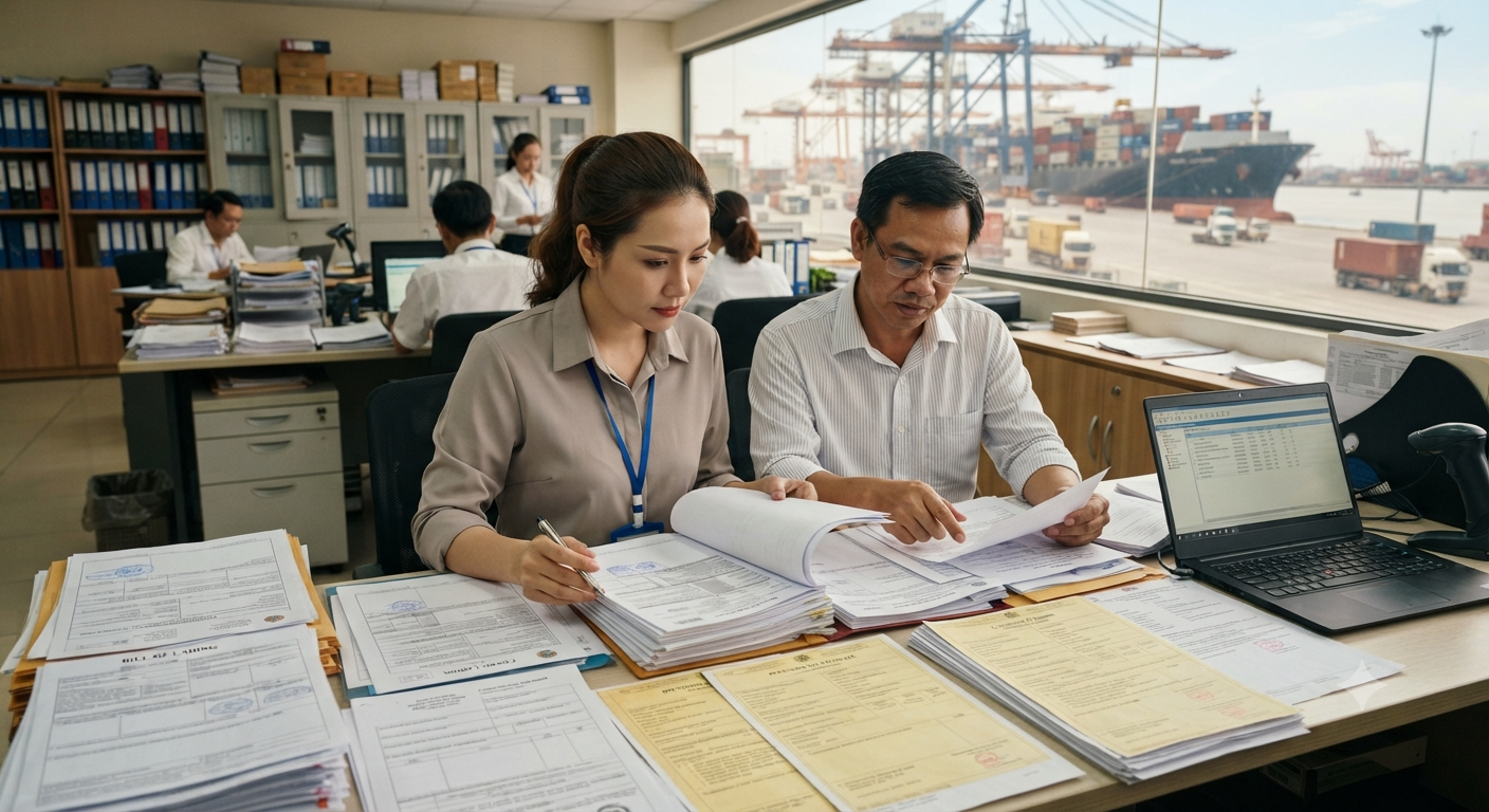 Chứng từ bổ sung tùy thuộc vào loại hàng hóa và quy định chuyên ngành