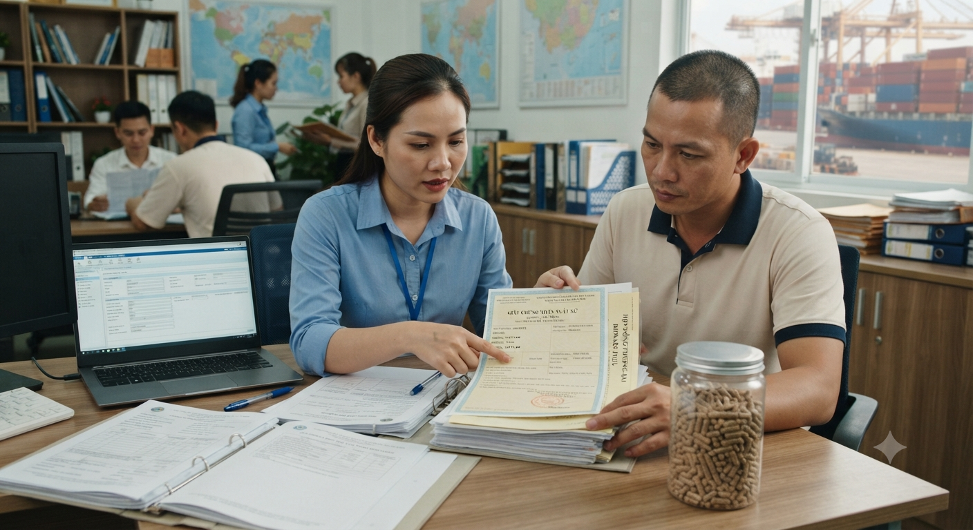 Hồ sơ khai hải quan xuất khẩu: Tập trung vào chứng minh nguồn gốc và thỏa thuận thương mại